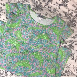 Lilly Pulitzer green design dress